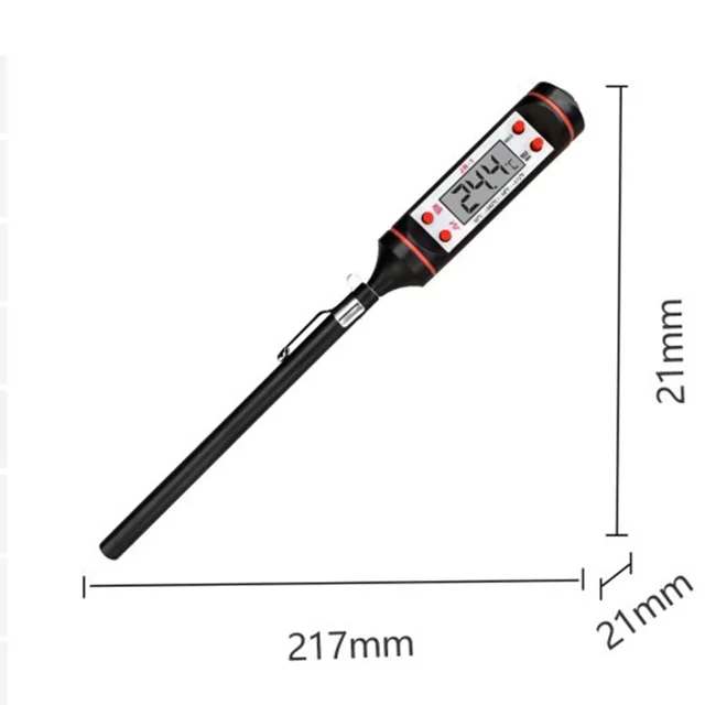 Digitális Sütő Hőmérők Toll Vezeték Nélküli Ételek Főzése Bbq Lcd Barbecue Cook Tool - Image 6