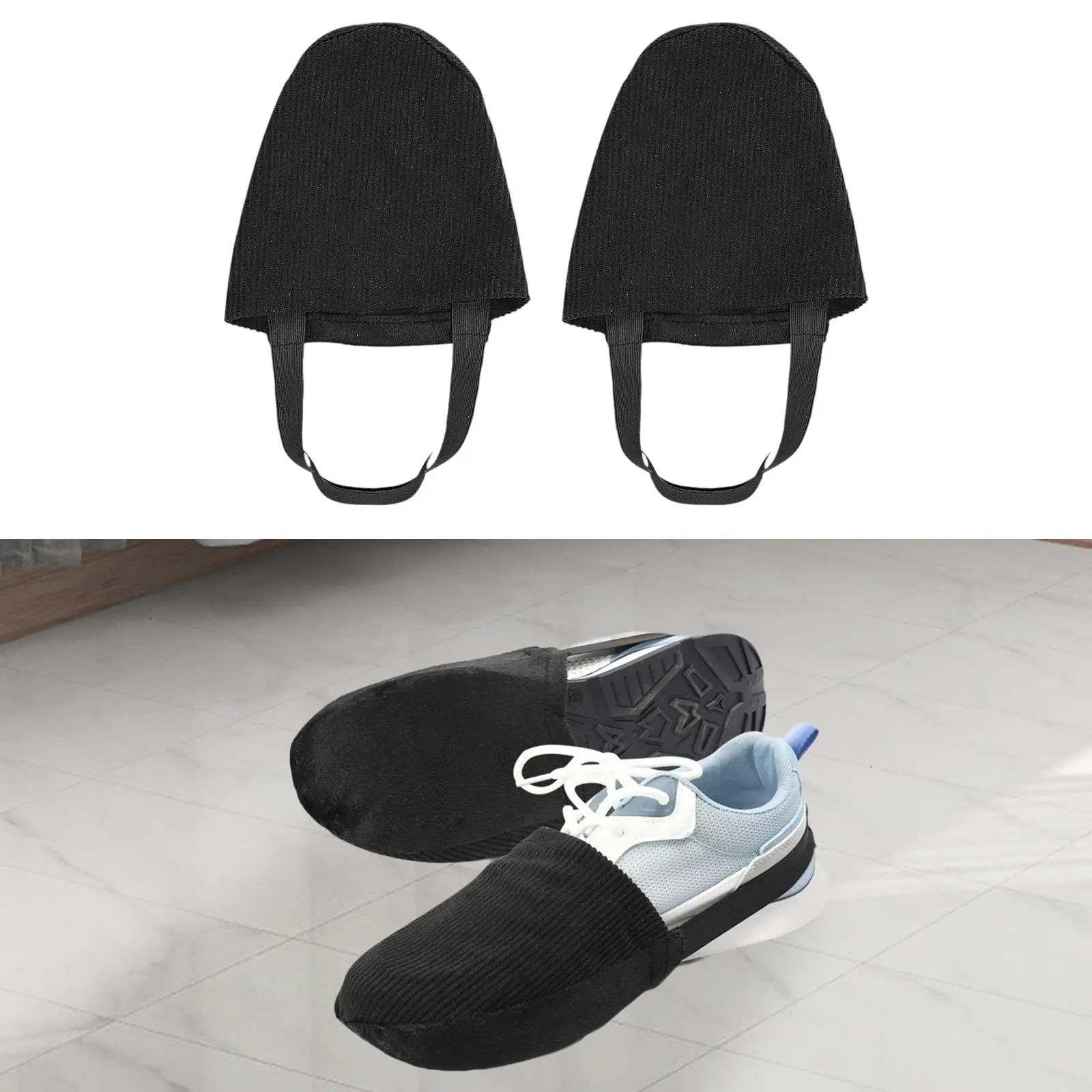 Bowling Accessories 2Pcs Dancing Bowling Shoe Sliders Fits Most Bowling Shoes Portable for Adults with Elastic Band Professional Shoe Covers
