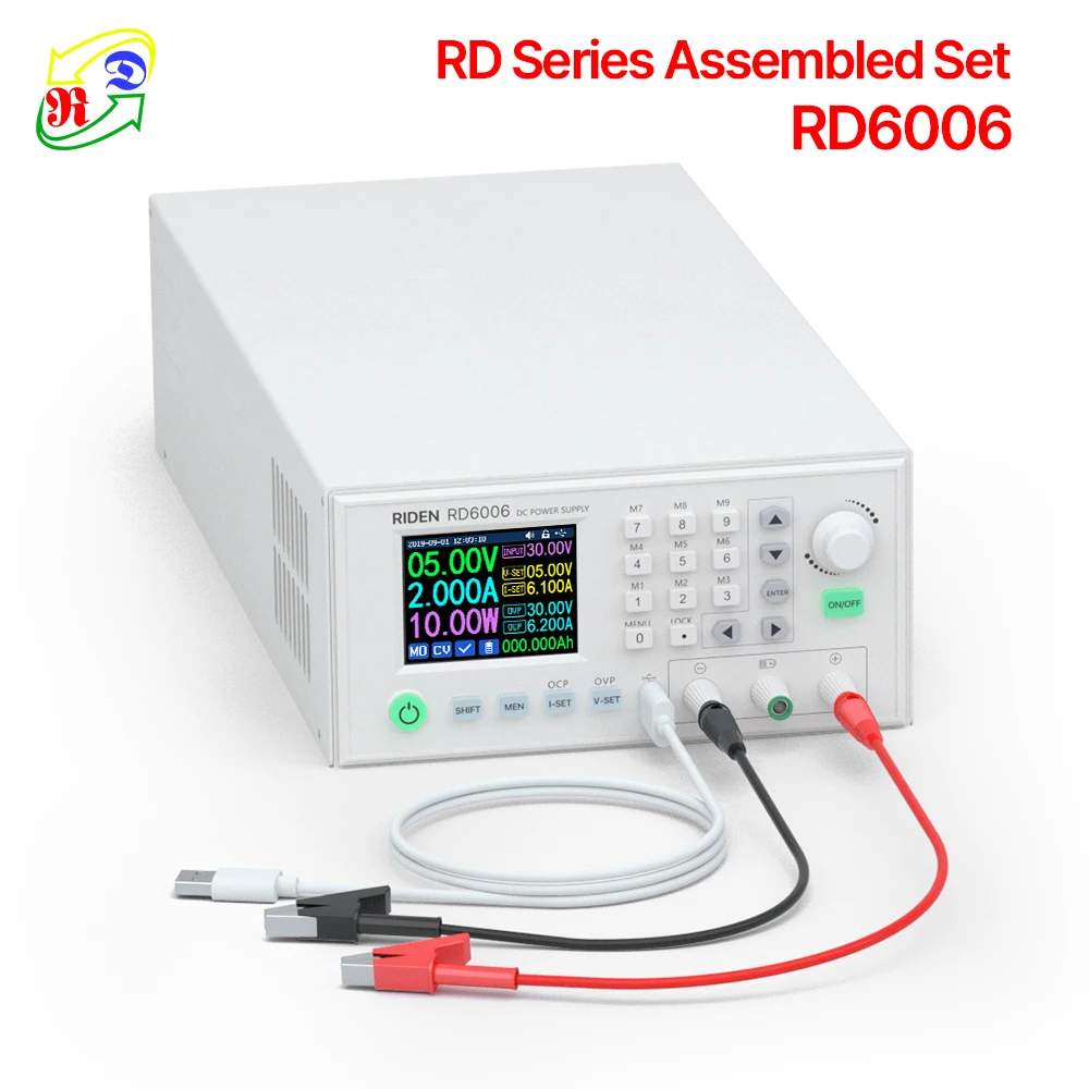 RD RD6006 Assembled Set AC to DC adjustable battery charging Voltage Current digital control Bench Variable Power Supply 60V 6A