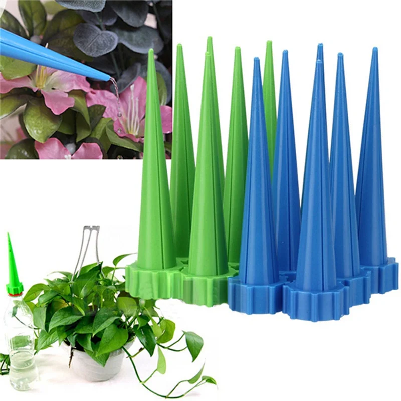 Drip Irrigation Kits 48/36/12/6pcs Auto Drip Irrigation Watering System Dripper Spike Kits Garden Household Plant Flower Automatic Waterer Tools