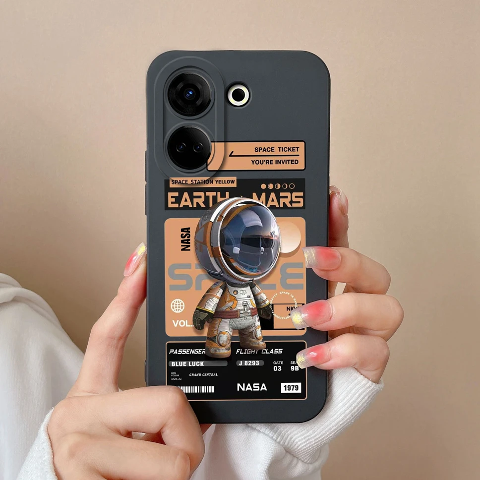 Cactus Pattern Soft Shell with Camera Protection