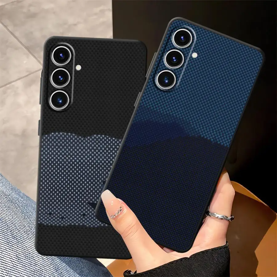 Black Woven Universal Phone Cover Case