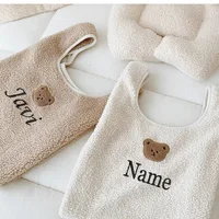 Lamb Plush Personalized Name Mommy Bag, Portable Storage Bag, Multifunctional Mother And Baby Bag, Crossbody Bag 1