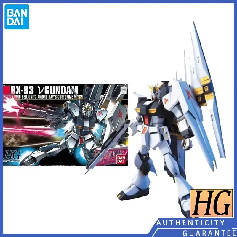 

[В наличии] Bandai HGUC 1/144 RX-93 V Gundam ПВХ аниме подлинные периферийные фигурки экшн коллекционные модели игрушки орнамент для детей