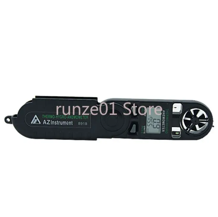 

Measuring Air Volume, Foldable.AZ8918 Pocket Digital Anemometer, , Hand-Held Wind Speed / Air Temperature Tester,