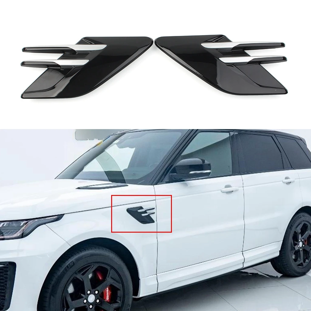 

2 шт. боковое крыло решетка вентиляции отделка для Land Rover Range Rover Sport L494 2018 2019 2020 2021 2022 автомобильные аксессуары