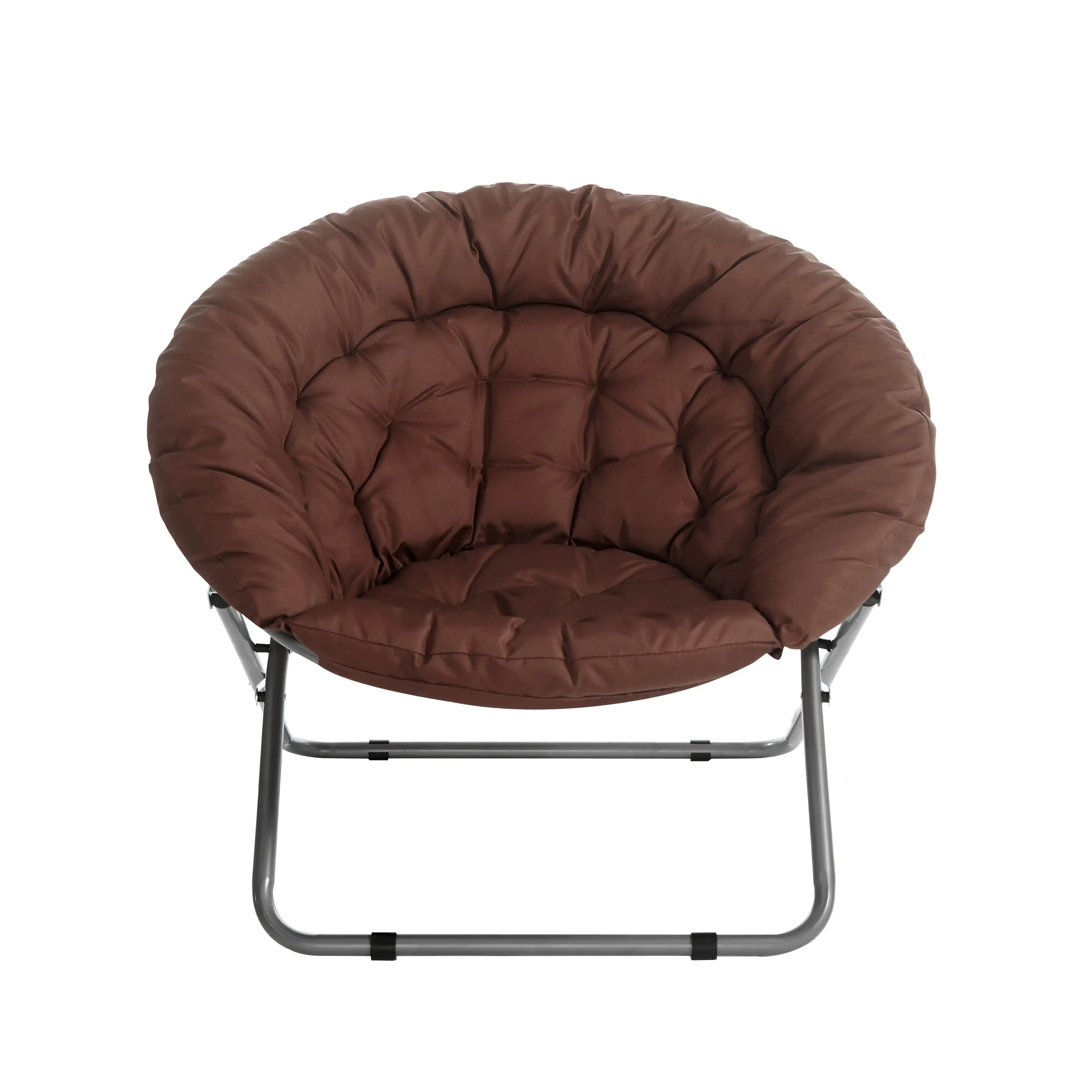 

Polyester Folding Chair, Brown