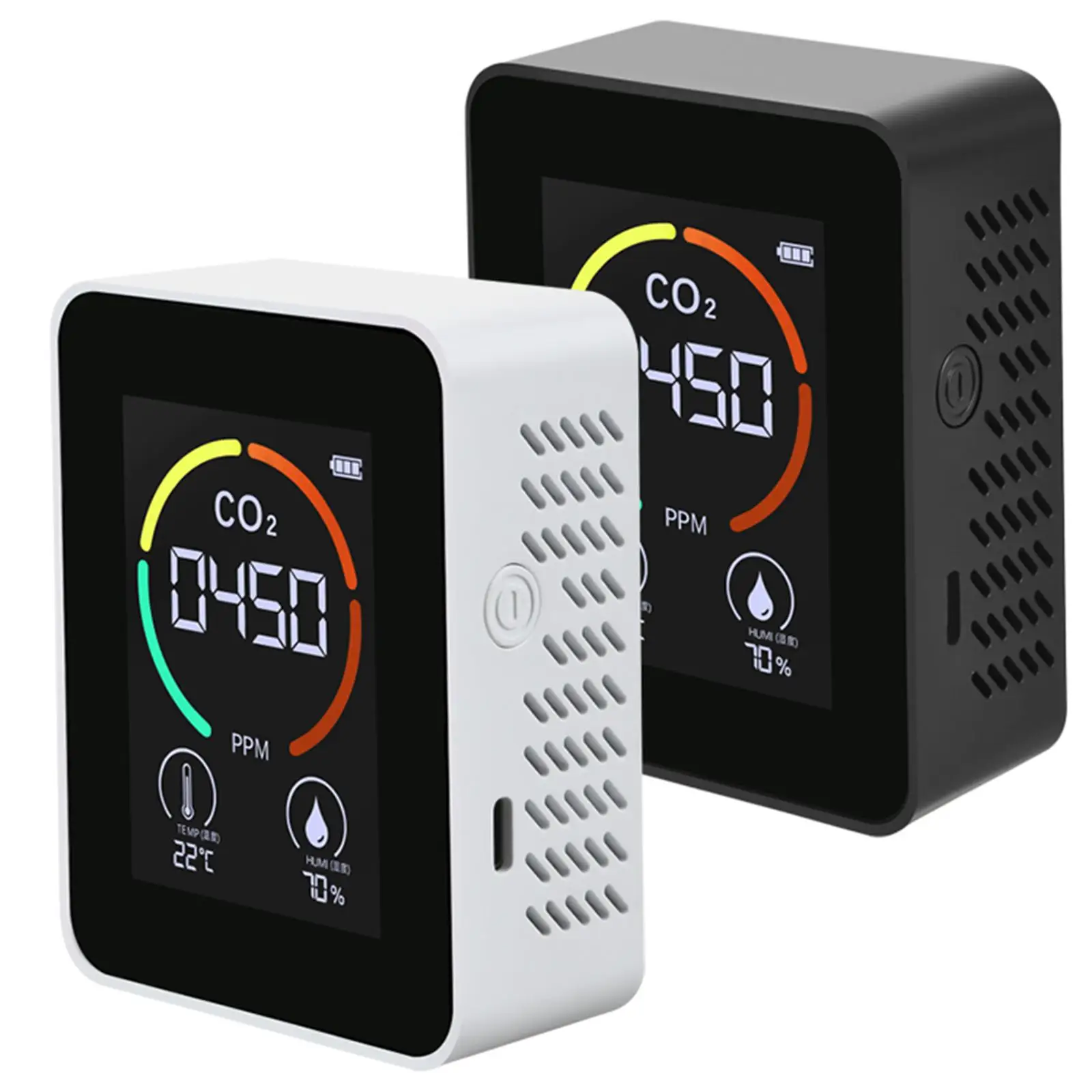 Indoor Air Quality LCD for 2000 MAh Temperature And Humidity Professional Detector Exactly 400 500