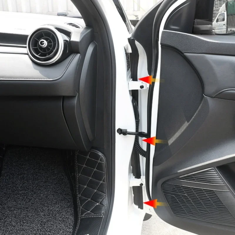 Car Door Seals Double-Layer Auto Weatherstrips Soundproof Waterproof Rubber Car Sealing Strip Universal For Door Trunk Hood
