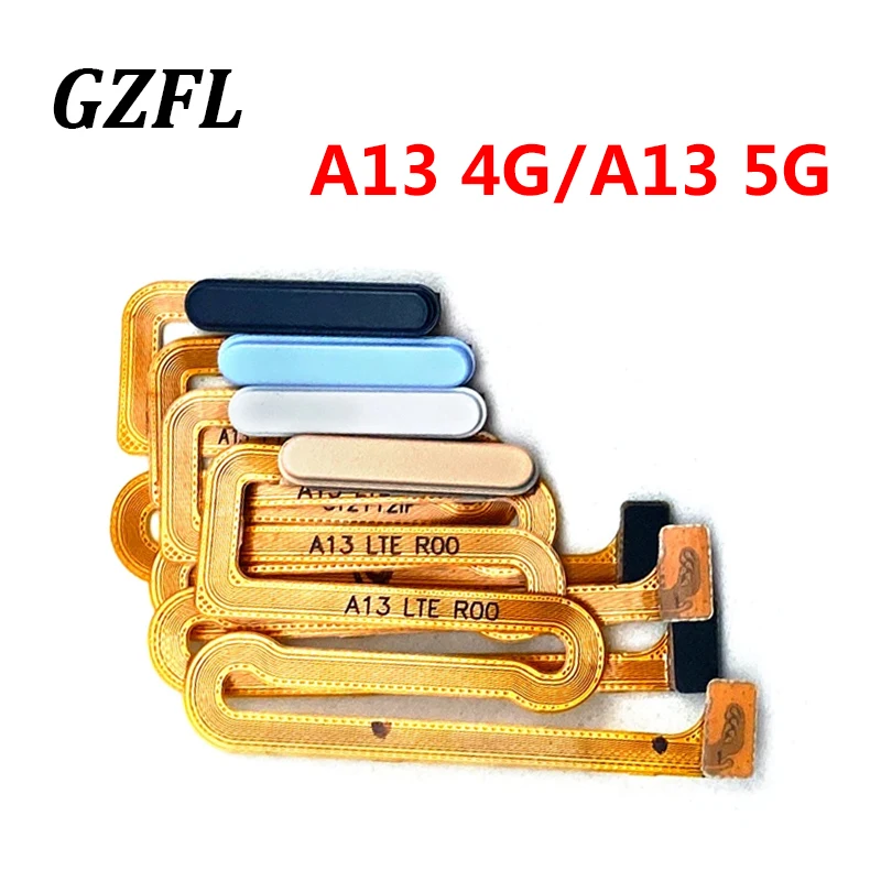 

Original New Home Button Return Key For Samsung A13 4G 5G A135F A136B Fingerprint Sensor Flex Cable With Power On Off Flex Cable