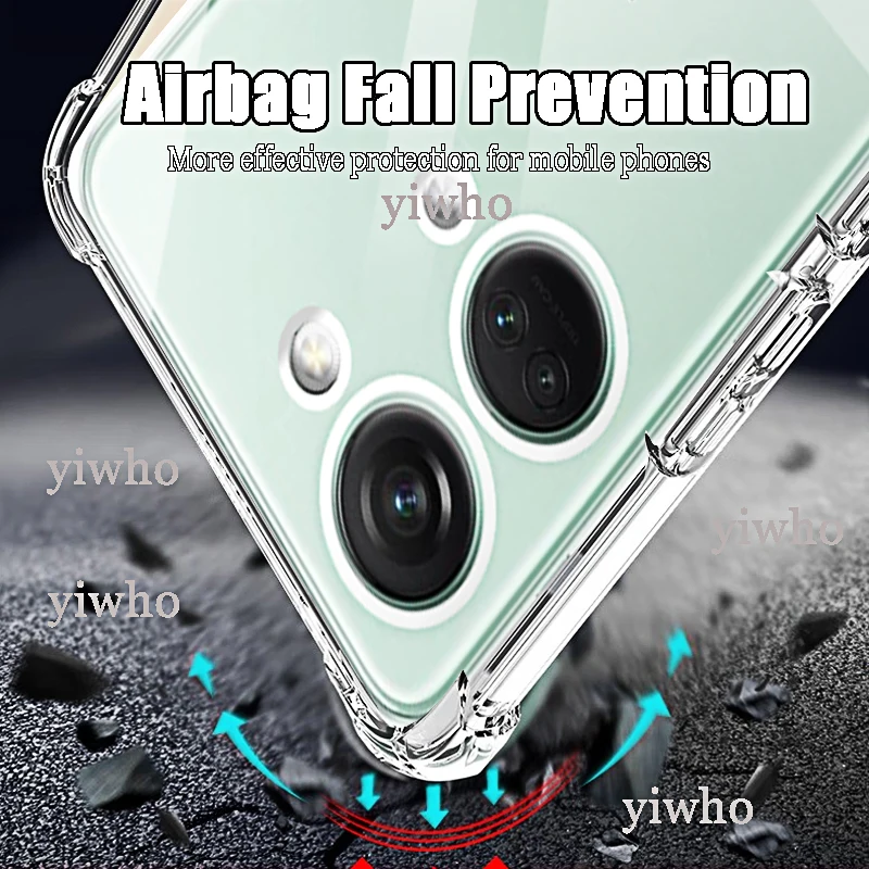 Transparent Soft TPU Clear Back Cover Phone Case