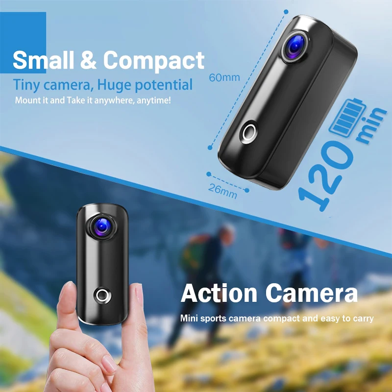 action camera SJCAM C100 Plus Or C100 Action Cam 4K Or 2K 2.4G WiFi 30M Waterproof With Case Sport Camera