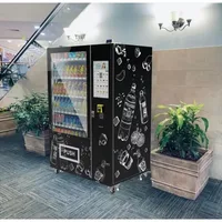 ตู้จำหน่ายขนมและเครื่องดื่มอัตโนมัติ & ตู้จำหน่ายสินค้าอัตโนมัติแบบจอสัมผัส ตู้จำหน่ายสินค้าภายนอกอาคารแบบกำหนดเองได้ 4