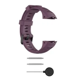 Breathable Soft Silicone Sport Watch Strap Replacement Wristband - Garmin Instinct (Purple)