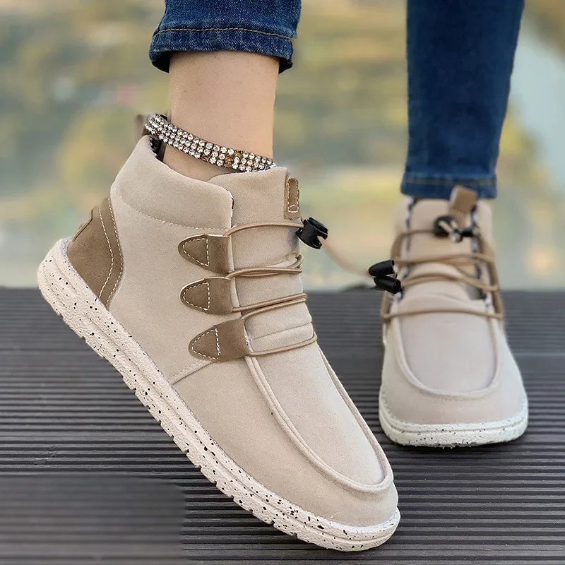 SHLIANG Cizme de iarnă din piele naturală, pantofi cu gleznă, cizme vintage scurte, blană, pantofi desculți pentru femei, SB183_voghion.com