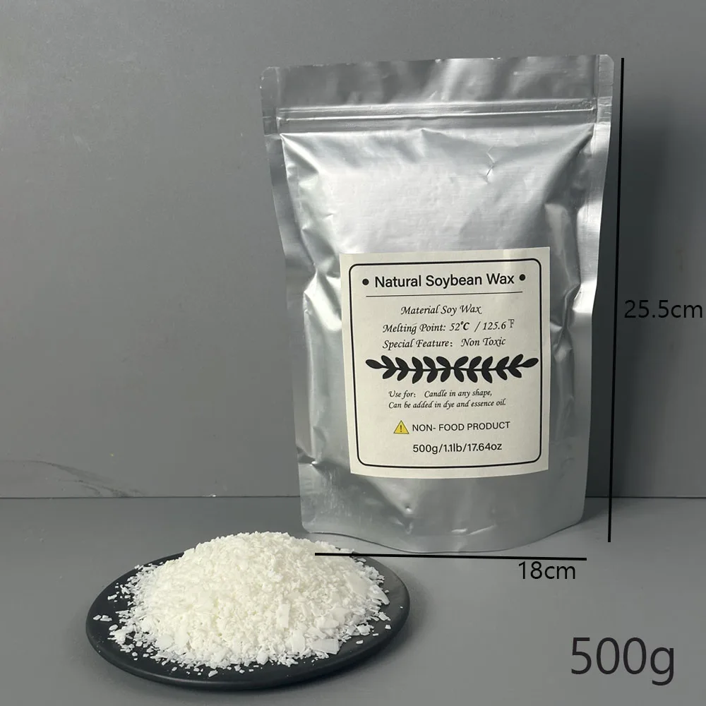 Natural Soy Wax Flakes for DIY Scented Candle Making - 100% Pure and Additive-Free