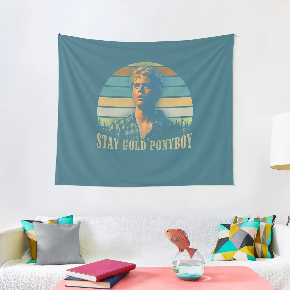

Stay Gold PonyboyTapestry Nordic Home Decor Custom Tapestry