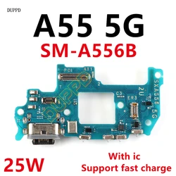 25W USB Charger Dock Connector Charging Port Board Flex Cable (A55 5G)