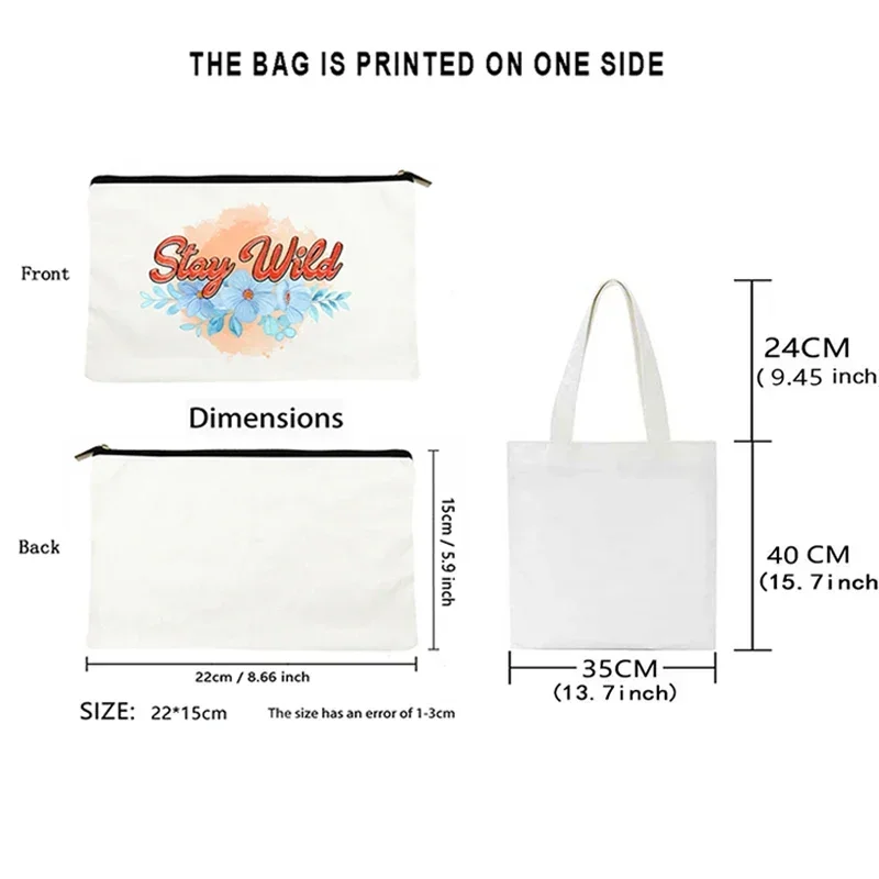 2pcs/set Tomorrow Will Be Nice Fashion Tote Ladies Cosmetic Organizer Karol G Merch Eco Large Capacity Shopping Bag Wallet Gift 4