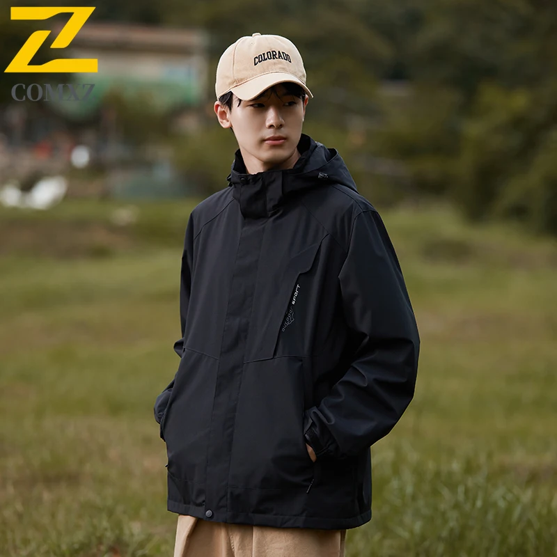 Unisex Hard shell Windbreaker Lightweight Autumn Waterproof Hiking Jackets Windproof Outdoor Coat for Trekking Urban Sports 2025