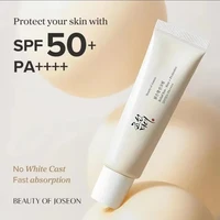 Nettoyant visage, tonique, essence hydratante, soin de la peau, SPF50+, anti-UV, crème solaire probiotique au riz, écran solaire de la marque Beauty of Joseon Green Plum 4