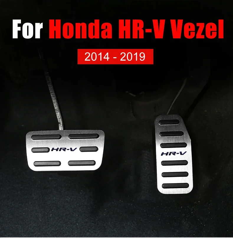 Car Foot Pedals Pad Accelerator Fuel Brake Pedal Cover for Honda HR-V 2014 2015 Car Accessories Car Pedals Pedal Cover