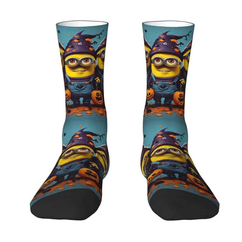 Custom Cool Print M- Minions Cartoon Socks for Women Men Stretchy Summer Autumn Winter M- Minions Bananas Crew Socks 151 Sbbbe90ea5683466ba1673790c9e221dbd