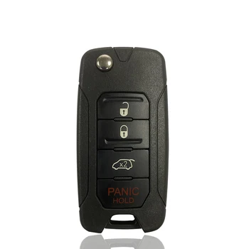 Okey 3 4 pulsante per Chrysler 200 300 Sebring PT Cruiser Liberty telecomando per auto chiave Shell sostituzione Fob modificato Flip pieghevole