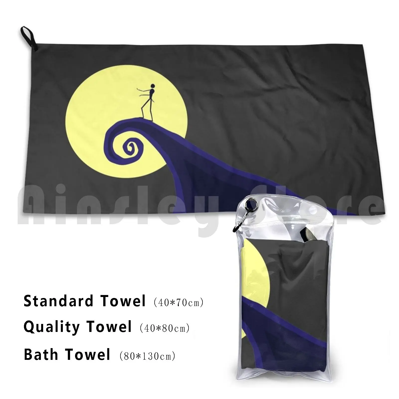 Tim Burton Nightmare Before Christmas Asciugamano Personalizzato Asciugamano Da Bagno Tim Burton Tim Burton Cadavere Sposa Cadavere