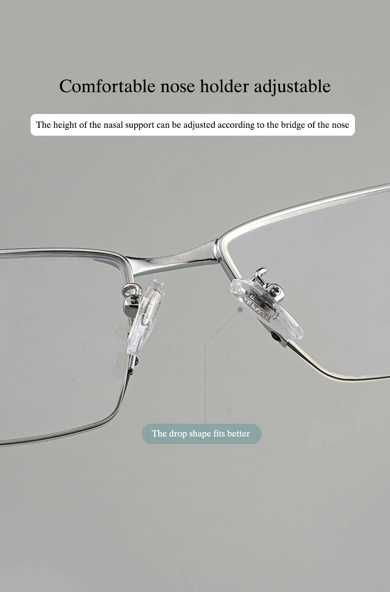 Hotochki Unisex Full Rim Square Titanium Eyeglasses 86027