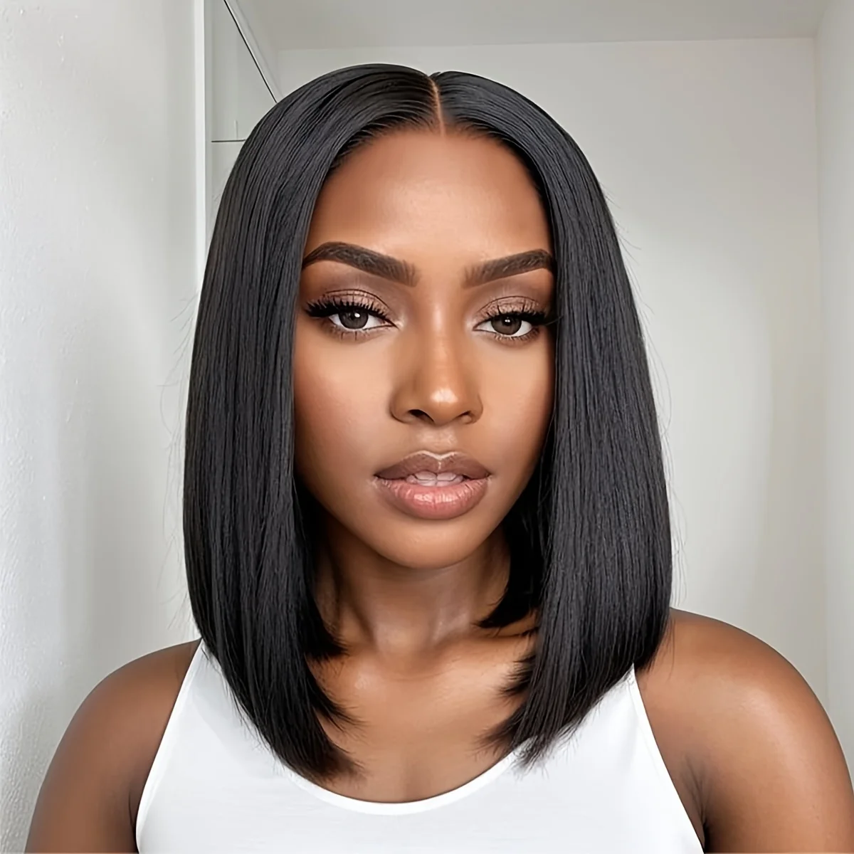 13&times;4&times;1 T part lace human hair wigs for women short straight human hair wigs 10-14inch 150% density bob natural color wig