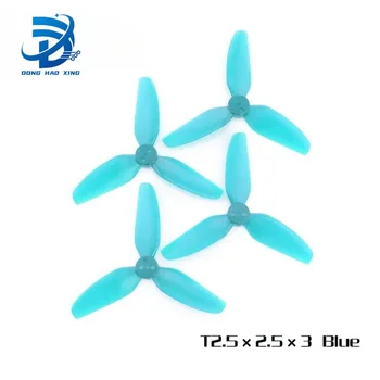 10Pairs for HQPROP T2.5X2.5X3 2525 3-Piece PC Propeller for RC FPV Free Type 2.5-inch Cinematic Loop Pipeline UAV Components 1