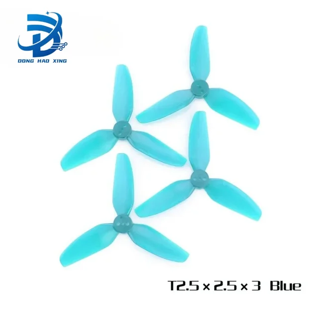 10Pairs for HQPROP T2.5X2.5X3 2525 3-Piece PC Propeller for RC FPV Free Type 2.5-inch Cinematic Loop Pipeline UAV Components 1