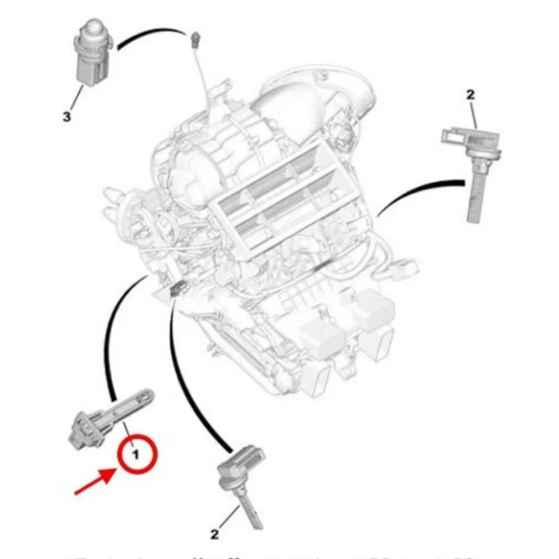 Air Evaporator sensor For Peugeot 206 207 301 307 308 408 3008 807 expert Citroen Xsara ZX Saxo c-elysee C4 Picasso