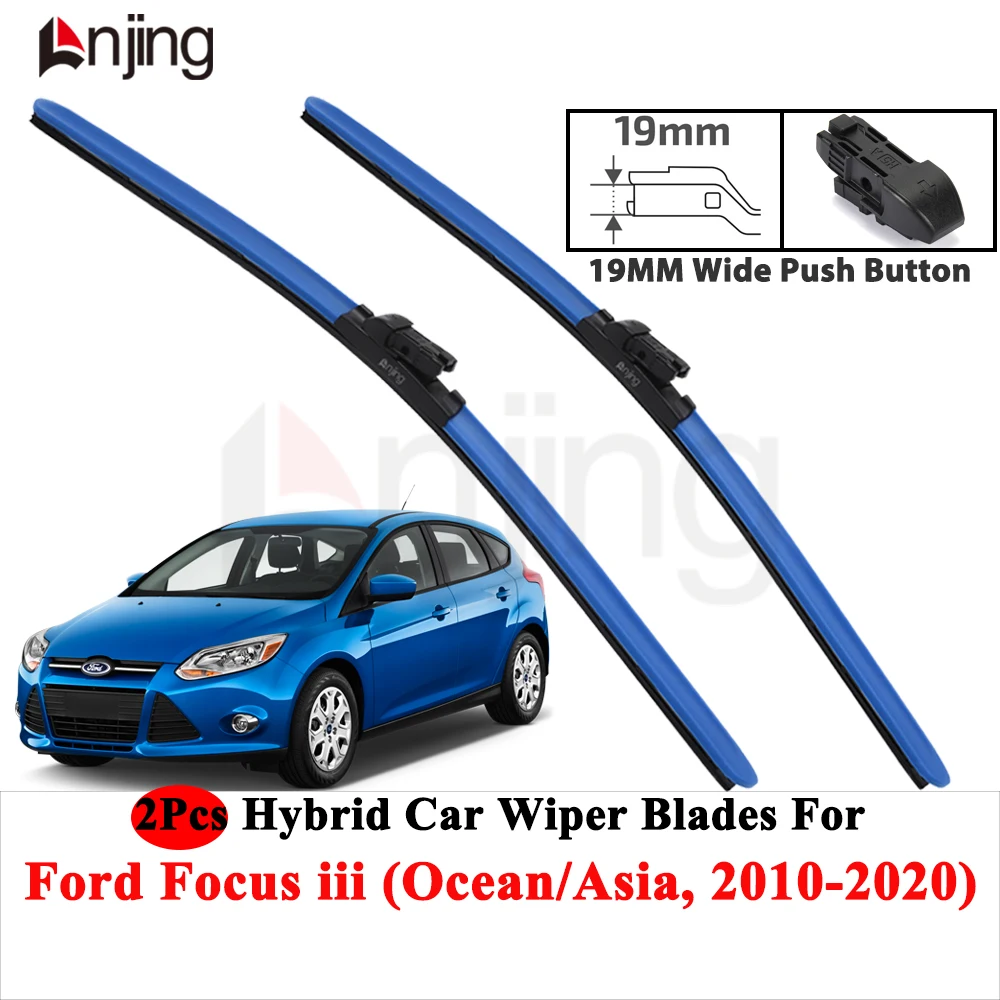 LNJING Hybrid-Wischerblätter für Ford Focus MK3 2010-2020