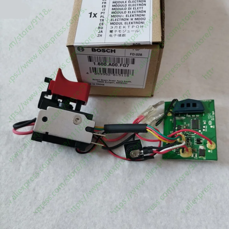 

Switch Trigger 1600A00FG7 for BOSCH GSR1000SMART TSR1000 GSR1000 Cordless Drill Screwdriver Accessories Part 1600A00FG-7