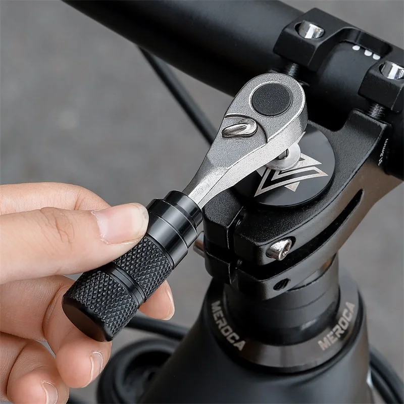 WEST BIKING Portable Toolkit Multifunctional Repair Tool Bag Ratchet Wrench Kit Tire Lever Mini Pump Tools Set Bike Accessories