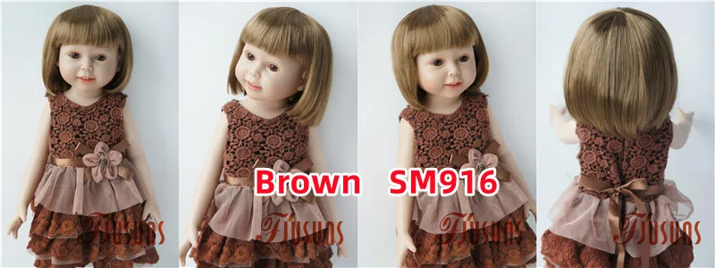 BOBO Doll wigs JD256 11-12 inch 28-30 CM Short BOBO Cut Synthetic mohair Resin doll wig