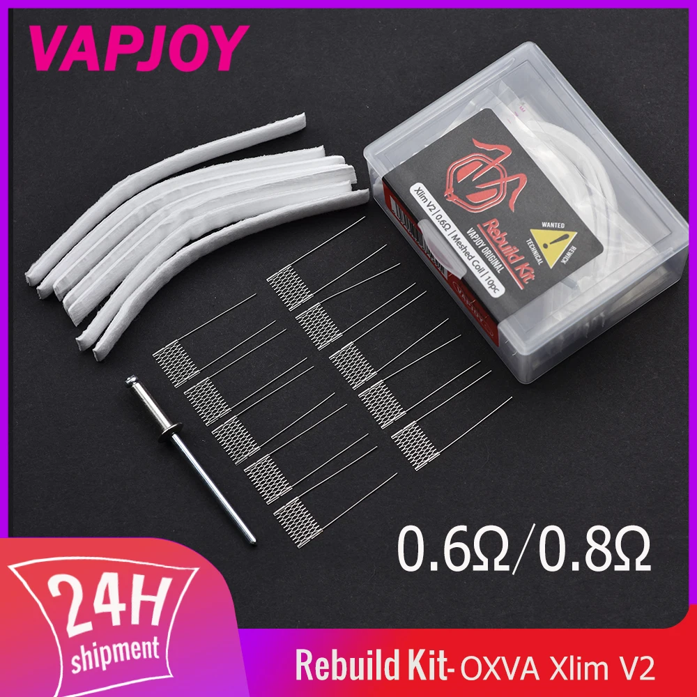 Hand Tool Rebuild Kit for OXVA Xlim V2 0.6 0.8ohm DIY Mesh Coil