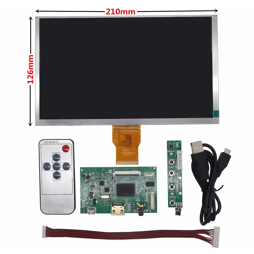 9 ��ġ �ٸ��� DIY ����� ŰƮ LCD ���÷��� ȭ�� ����Ÿ���� ��ġ ��ũ�� �г� ����̹� ���� ���� ����� HDMI ȣȯ