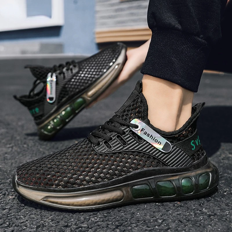 2023 New Summer Casual Sports Shoes  Hollow Mesh Men Sneakers Outdoor Breathable Comfortable Stretch Designer Men's Sports Shoes
