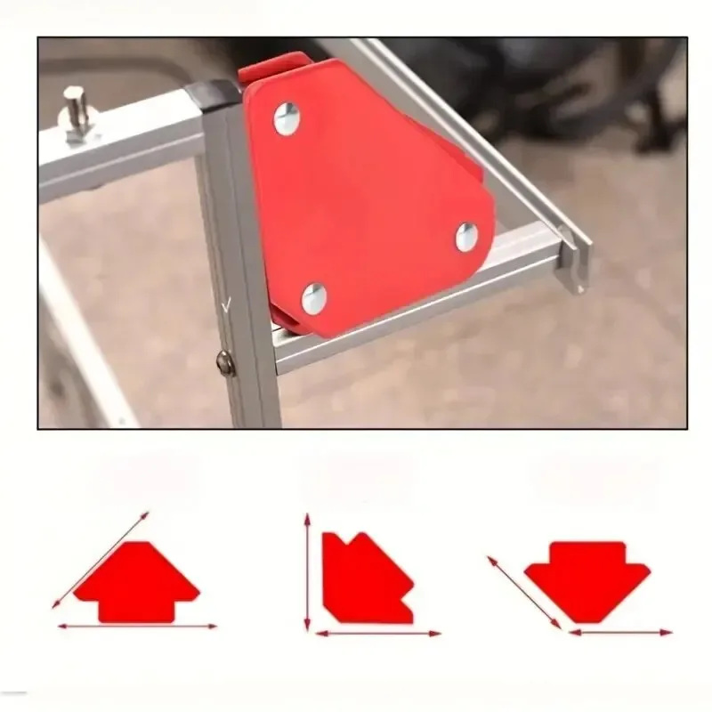 4pcs Welding Magnet Magnetic Holder 45/90/135 Degrees 9LB Arrow Clamp for Welding Positioner Locator magnetic welding holders