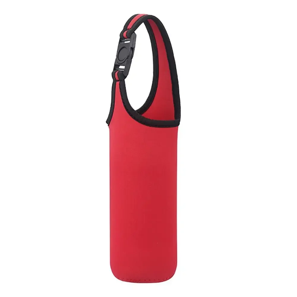 URPIZY Copertura termica per bottiglie, 550 ml, 750 ml, 1000 ml, 1500 ml, 2 pezzi, in neoprene, per attività all'aperto, sport, campeggio, escursioni, viaggi (1500 ml, nero