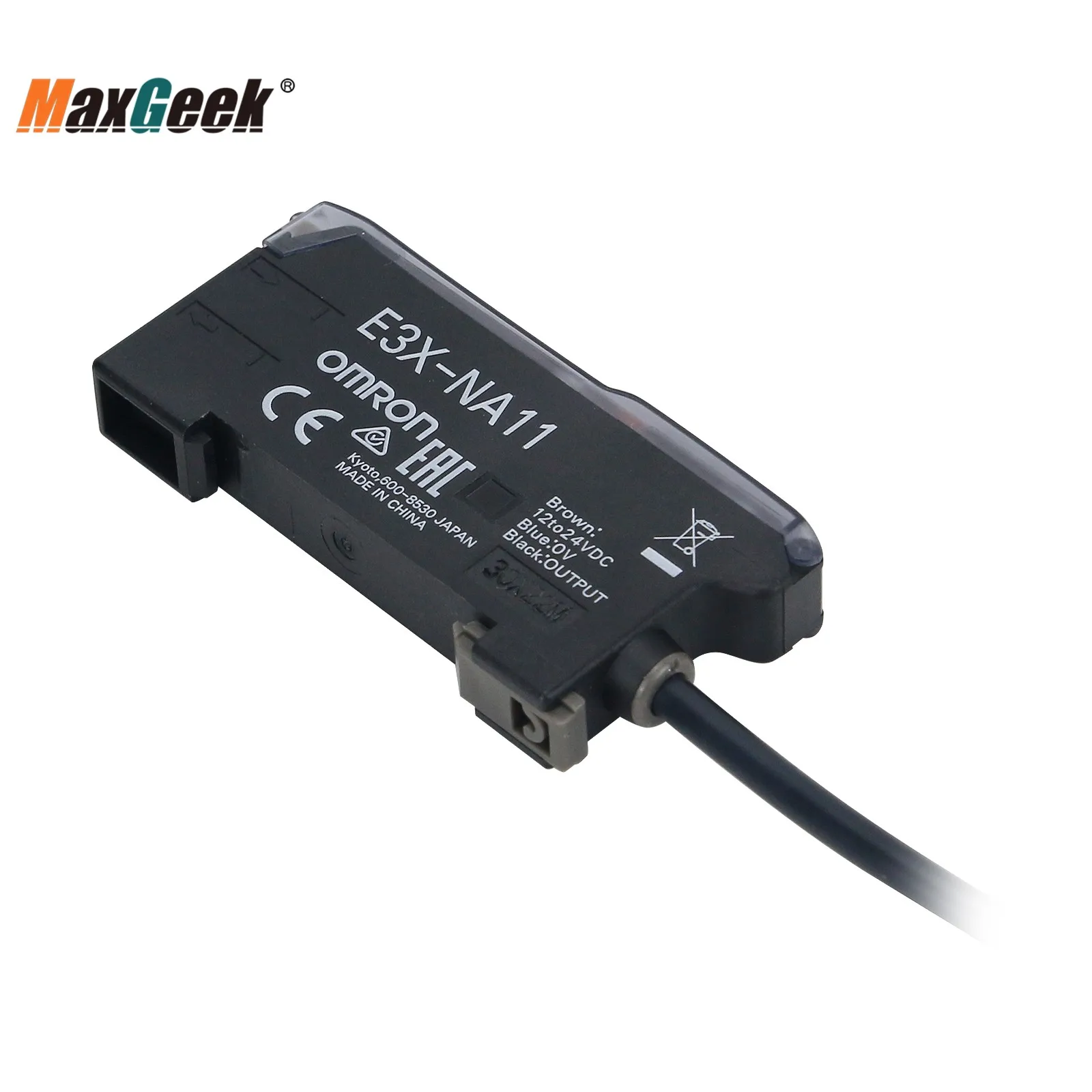 Maxgeek E3X-NA11光ファイバーアンプオリジナル12〜24vdc Maxgeek E3X-NA11光ファイバーアンプオリジナル12〜24vdc