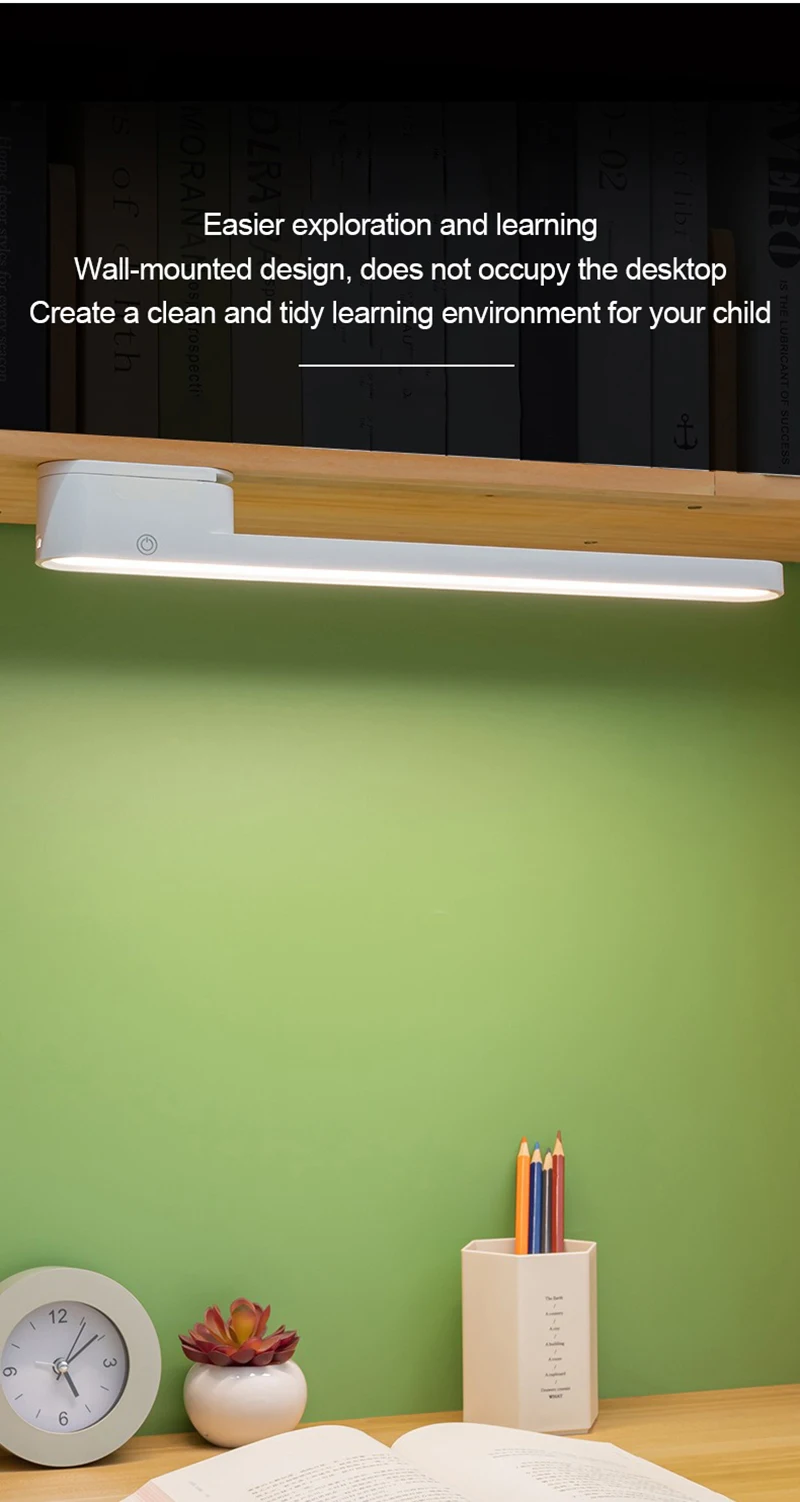 Description Picture 4 of itemDesk Lamp Hanging Magnetic Table Lamp LED USB Rechargeable Stepless Dimming Cabinet Closet Wardrobe Night Light