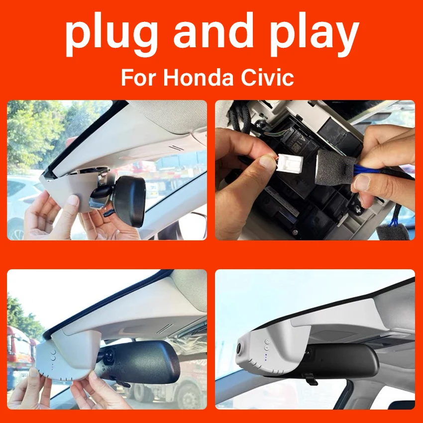 Honda City front parking camera in plug & play 