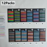 3600 Sheets Color Stickers Transparent Fluorescent Index Tabs Flags Sticky Note Page Bookmark School Office Supplies Stationery 1