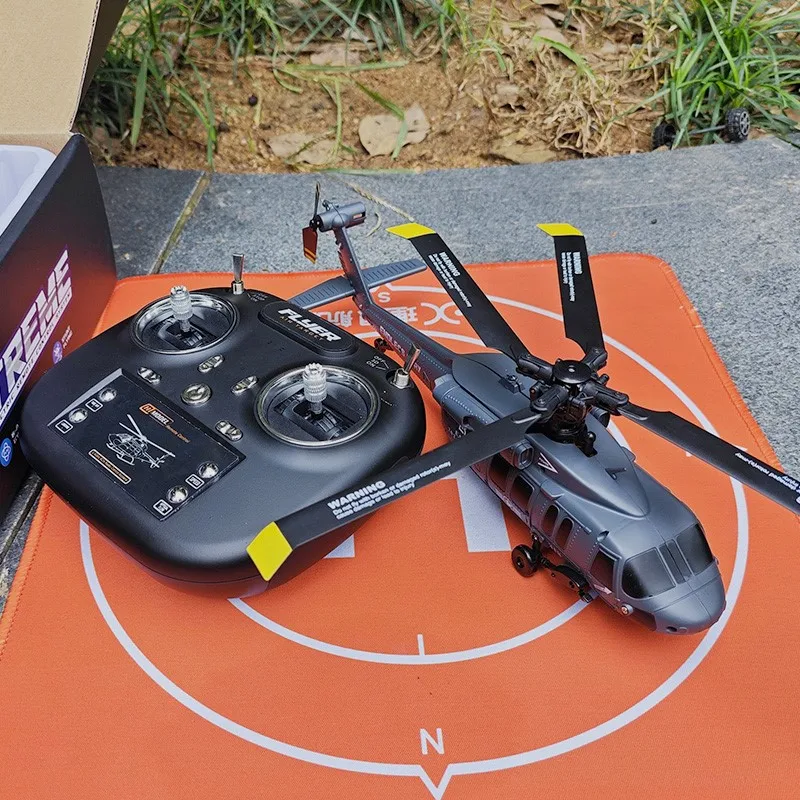 JJRC U9901 6채널 RC 헬리콥터 브러시리스 모터 고도 유지 광학 흐름 원키 이륙 3D 롤 헬리콥터 모델 성인용 장난감