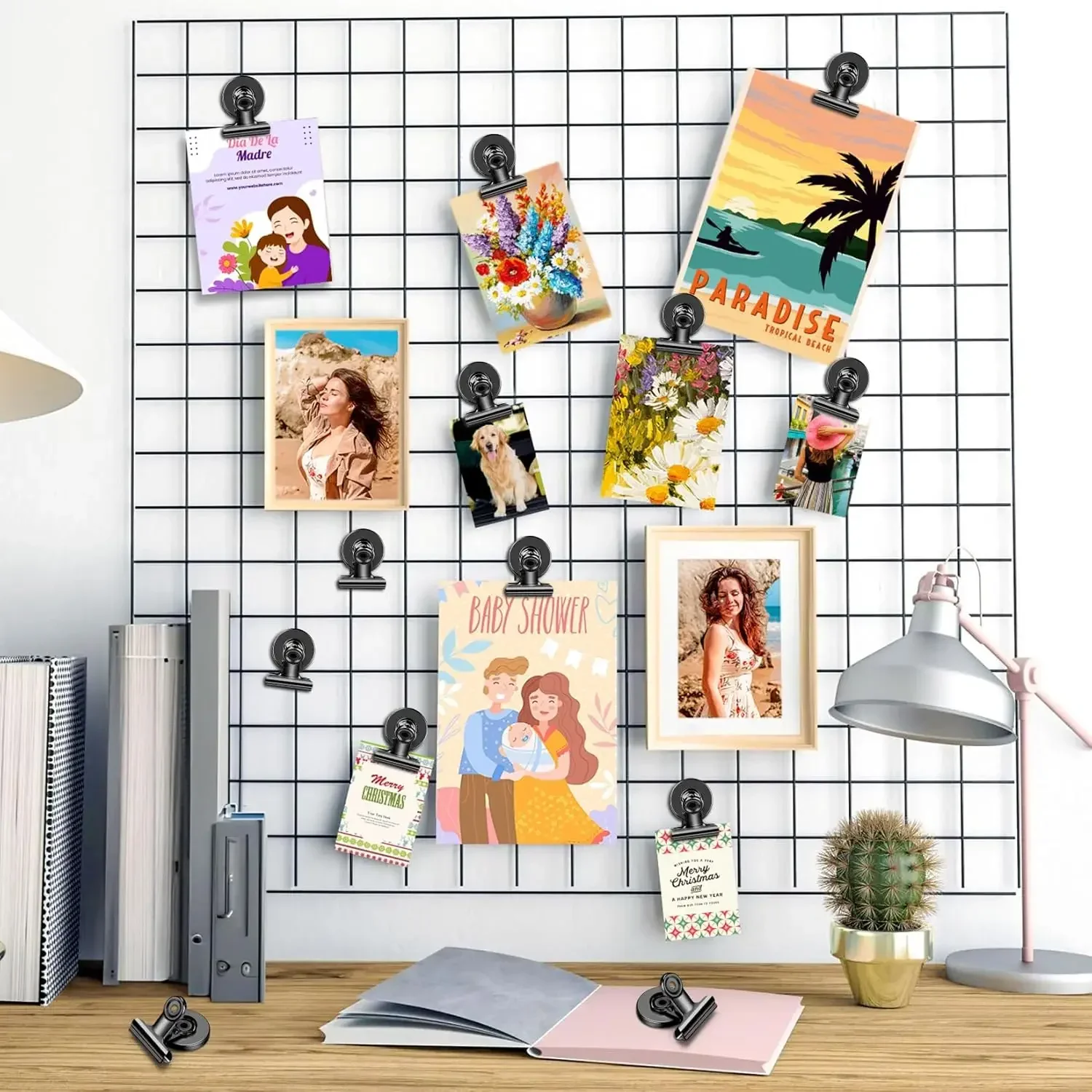 20-50Pcs Fridge Refrigerator Magnets Strong Magnetic Clips for Whiteboard Office Locker Photo Displays Heavy Duty Magnetic Clips