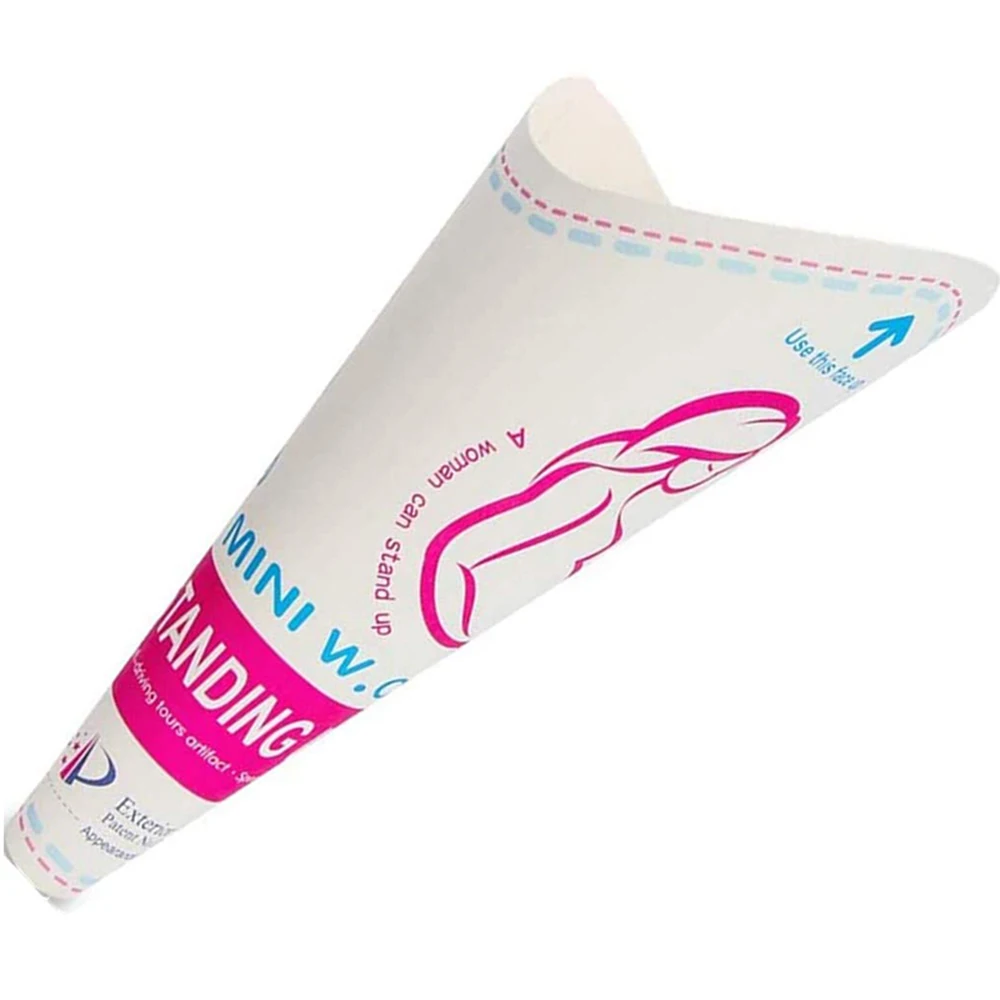 Disposable Female Urination Device Portable Standing Pee Paper Cup Women Urinal Funnel For Pregnant Travel Camping Outdoor